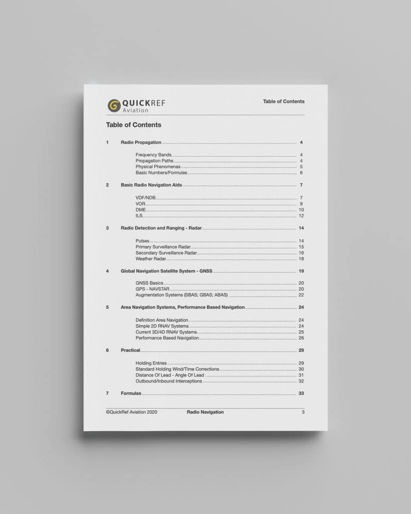 Radio Navigation Theory Manual