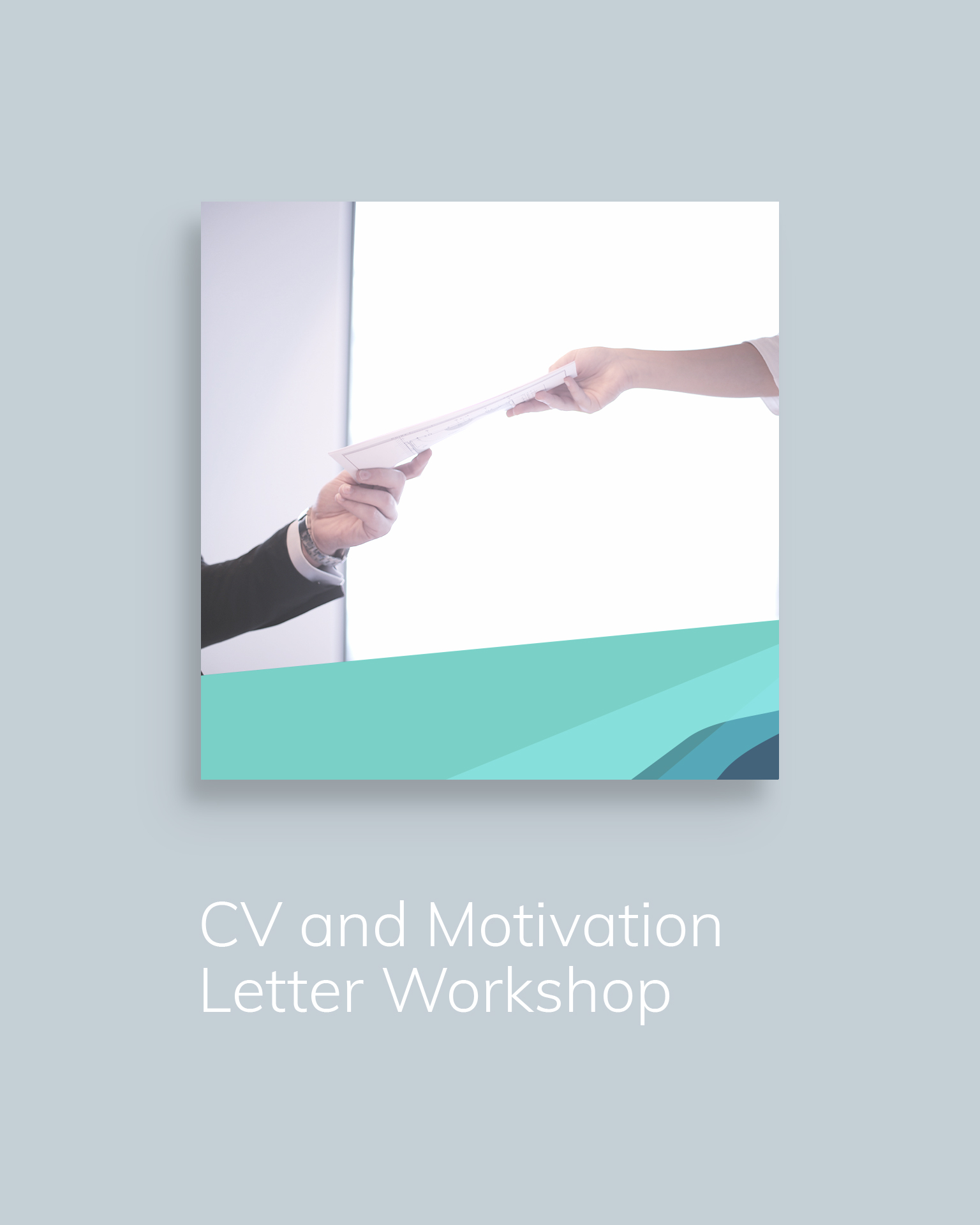 cv and cover letter workshop