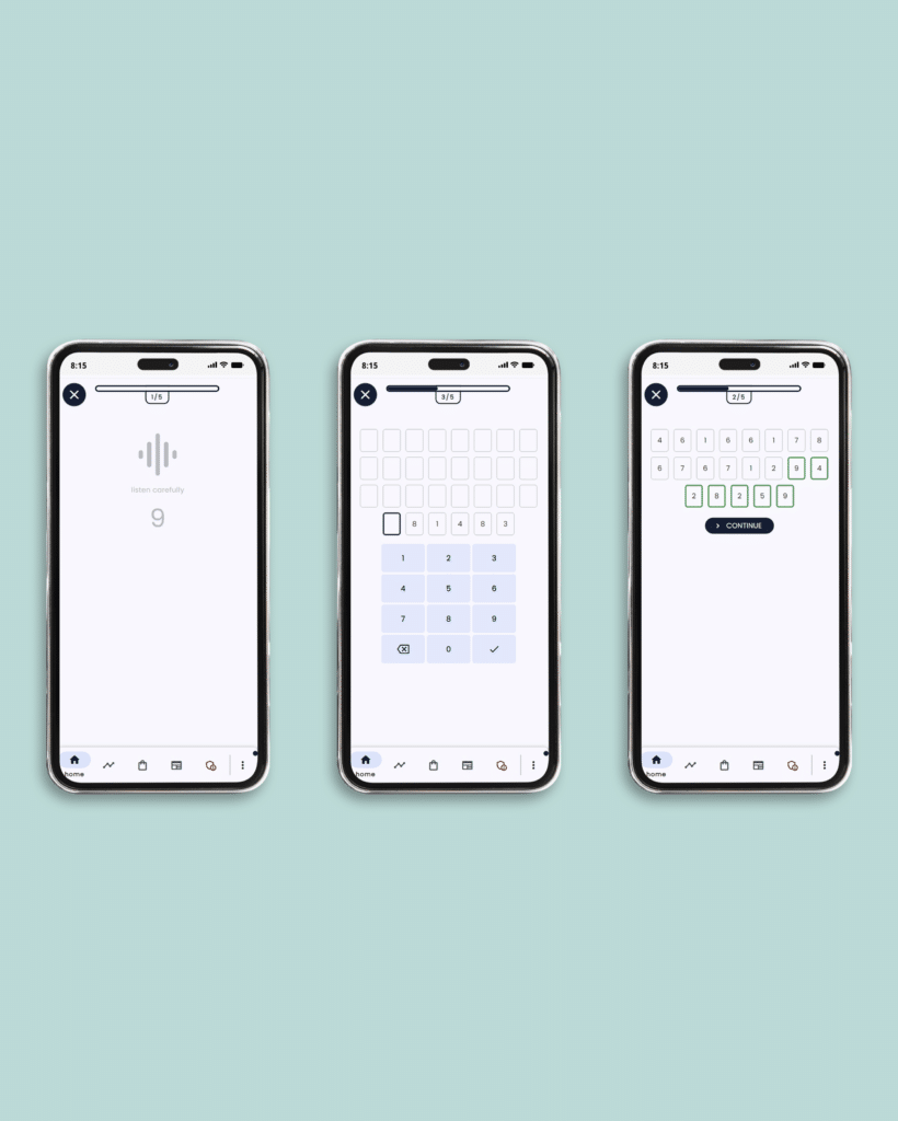 Running Memory Span Test (RMS)