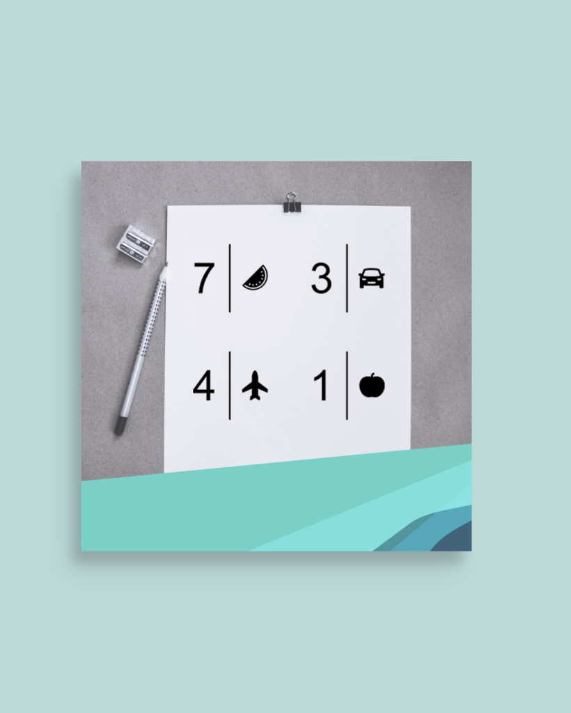 Symbol-Number Memory Test